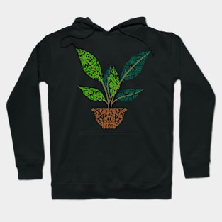 Flowerpot mandala Hoodie